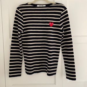 PLAY Comme Des Garçons wool sweater